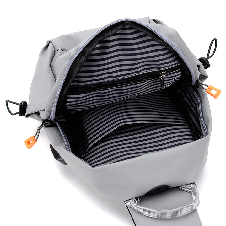 Sling Backpack with Ergonomic Carrying System and Innovative Compartment System Bowlift