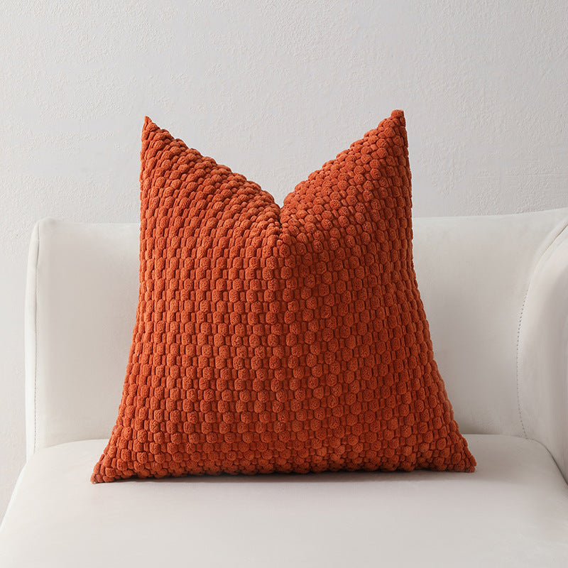 Textured Knit Decorative Pillow