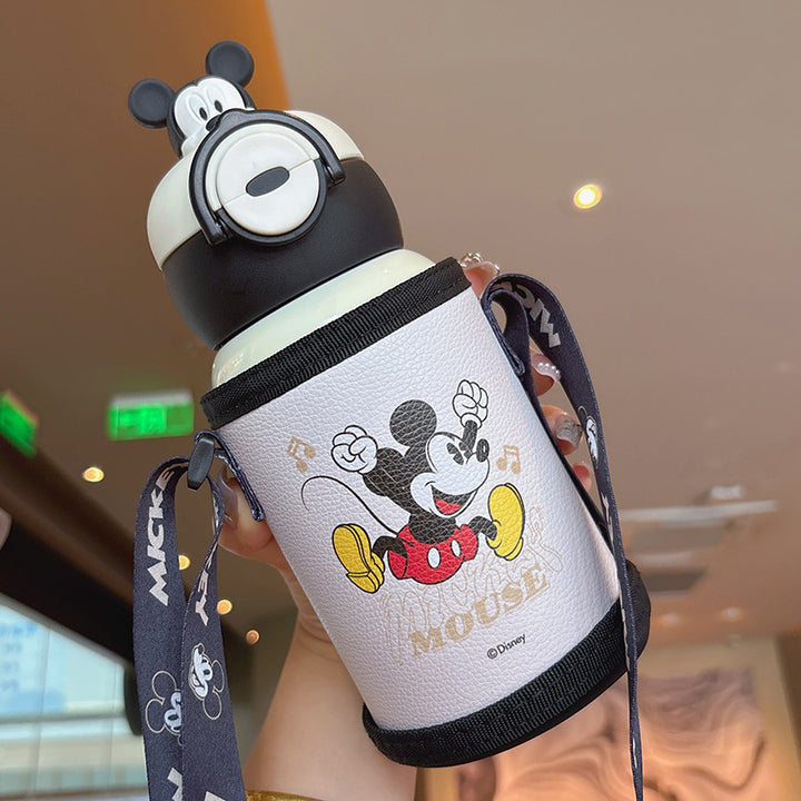 Women's Insulated Bottle with Fun Bunny Design Bowlift