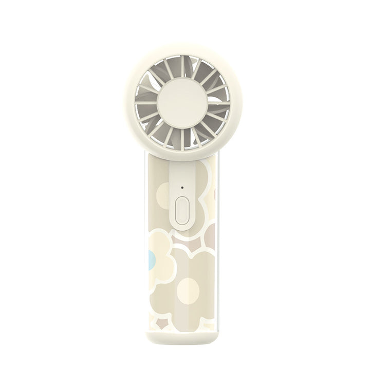 Unisex nano compact portable handheld fan rechargeable via USB with quiet operation and ergonomic grip Bowlift