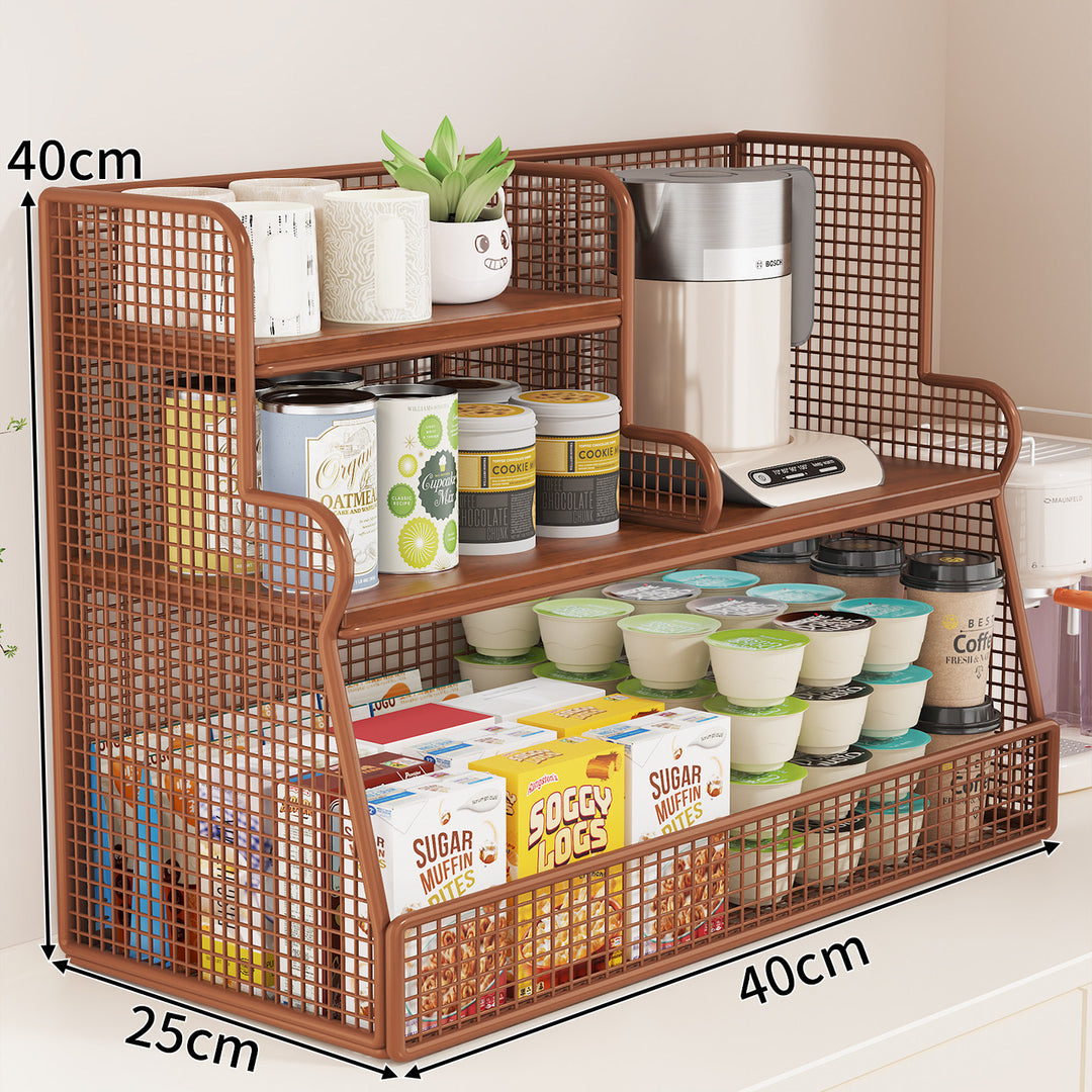 Multi-Tier Kitchen Shelf Organizer Bowlift