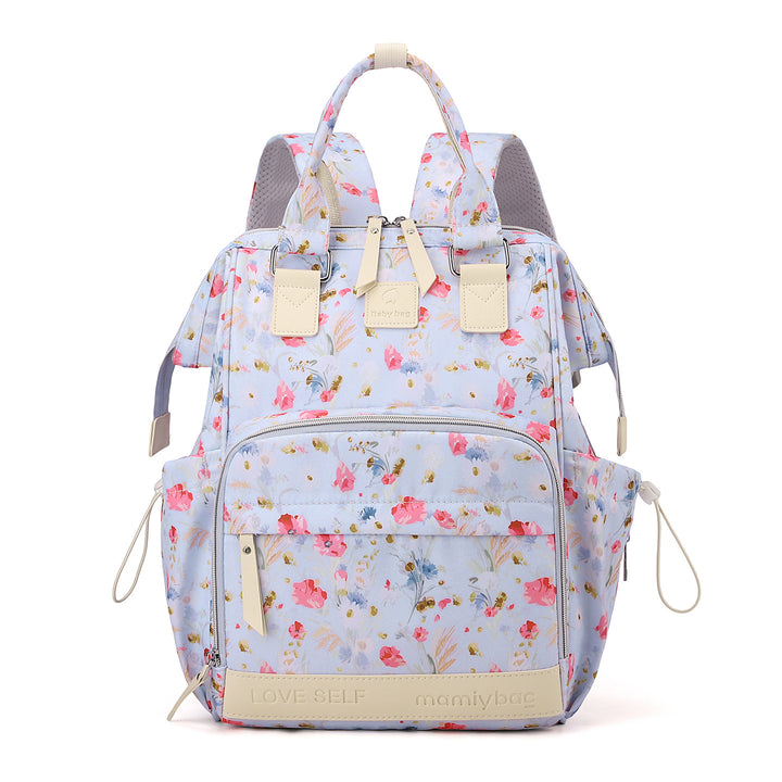 Floral Print Multi-Functional Backpack Bowlift