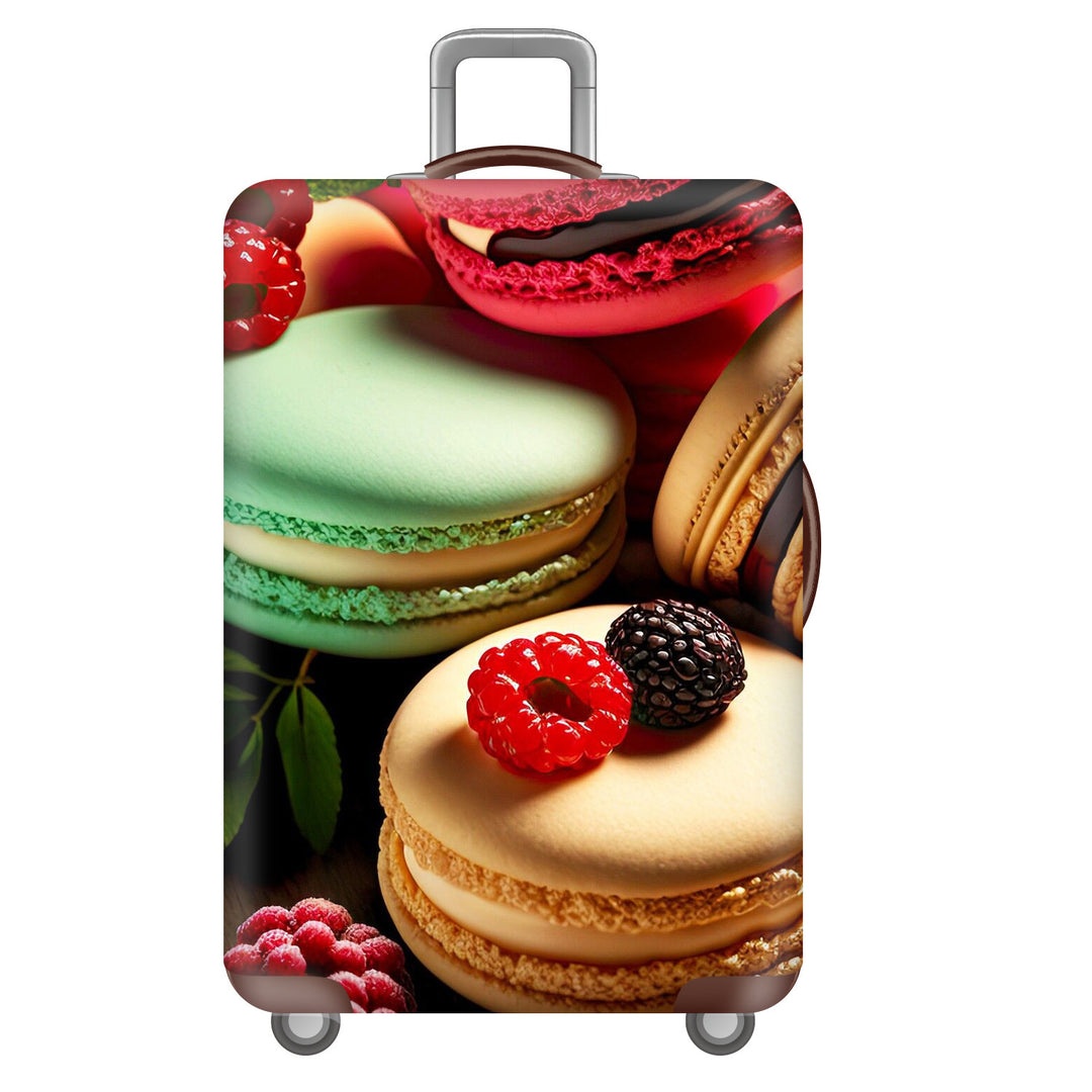 Unisex hard-shell travel suitcase with imaginative, cultural motif Bowlift