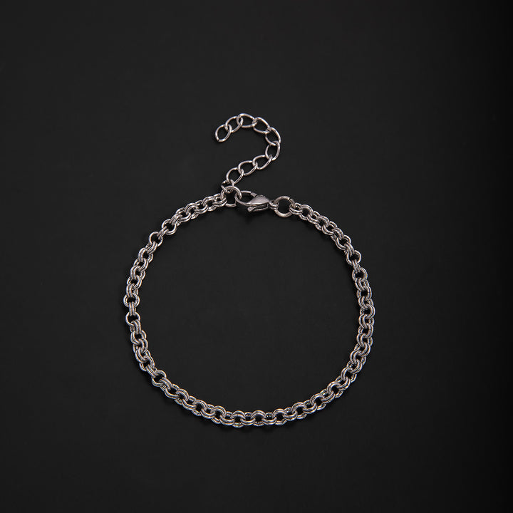 Textured Chain Link Bracelet Bowlift