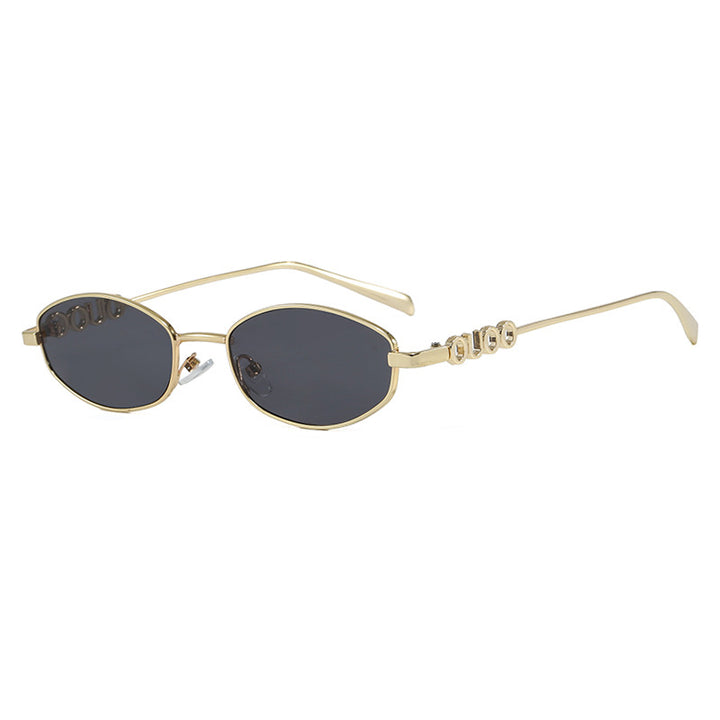 Women’s fashionable sunglasses with elegant stainless steel frame and UV protection Bowlift