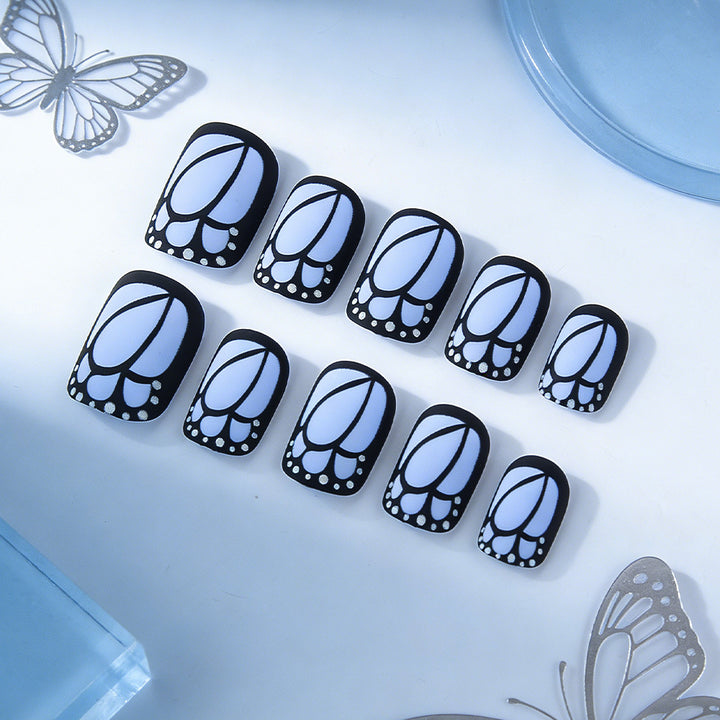 Artistic Floral Nail Design Bowlift