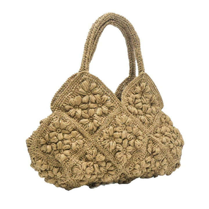 Handmade bag with floral motifs Bowlift