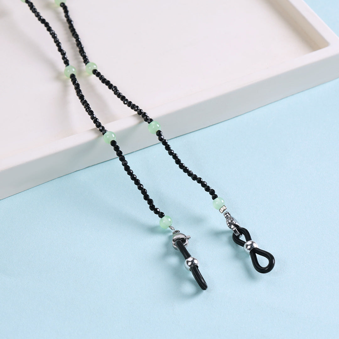Stylish Beaded Eyewear Retainer Bowlift