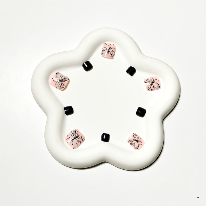 Artistic Butterfly Design Nail Art Bowlift