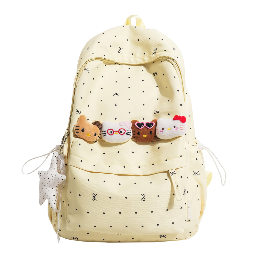 Cute Plush Character Backpack Bowlift
