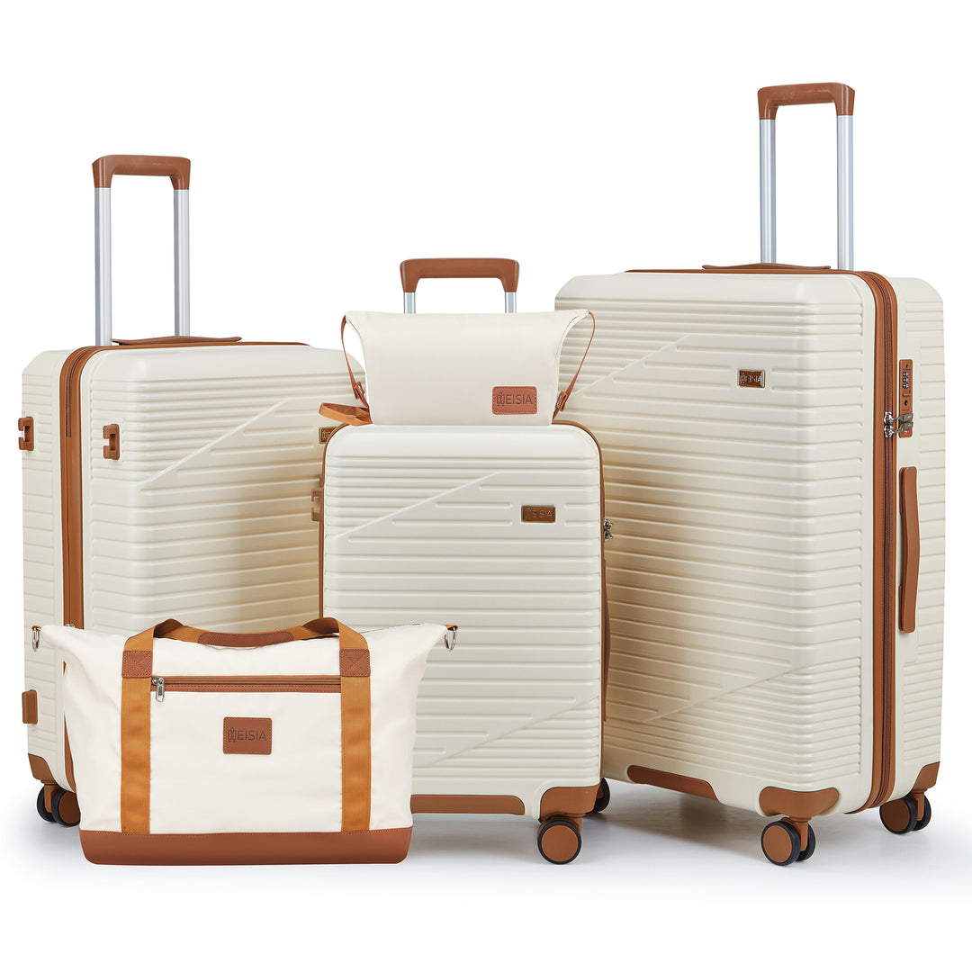 Unisex Multi-Functional Hard Shell Spinner Suitcase Bowlift