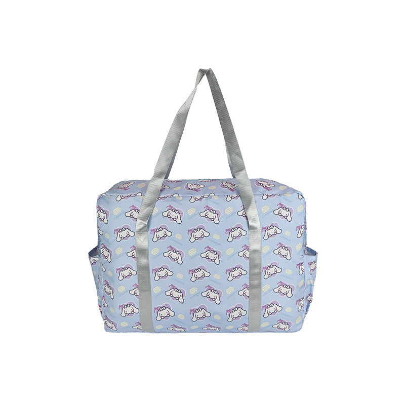 Playful Patterned Overnight Tote Bag Bowlift