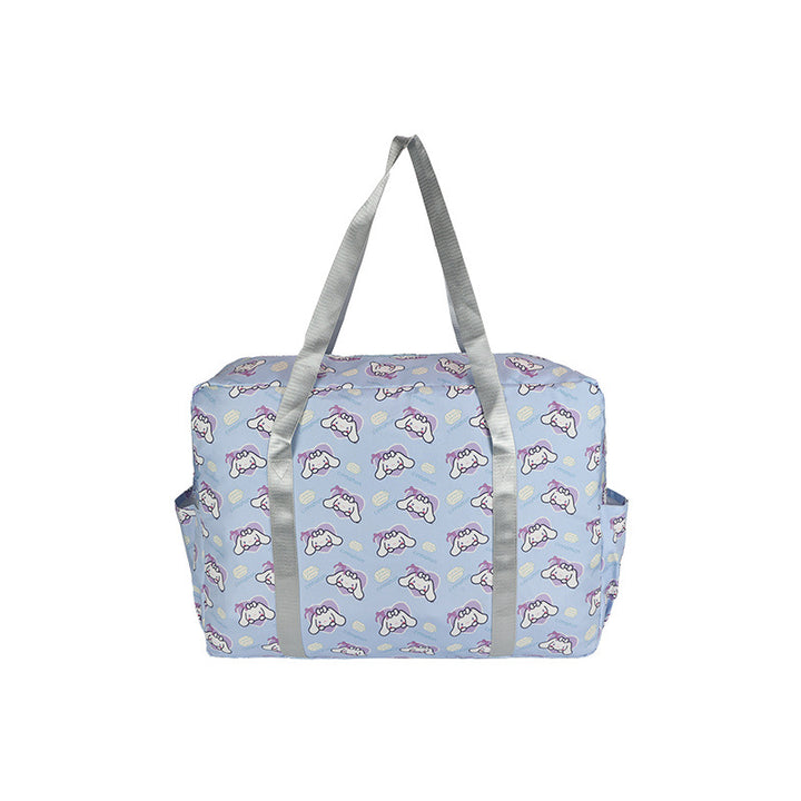 Playful Patterned Overnight Tote Bag Bowlift