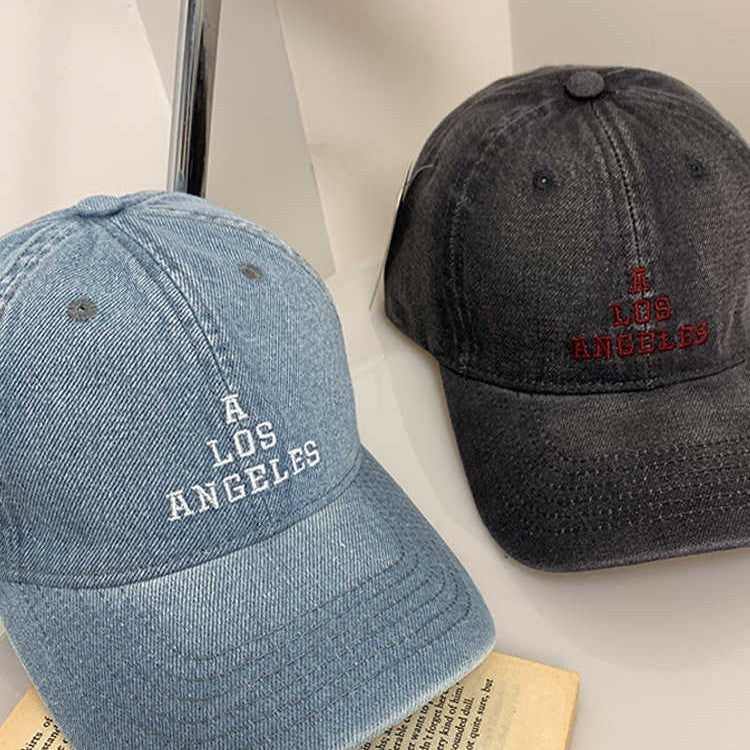 Women's Vintage Denim Baseball Cap Bowlift