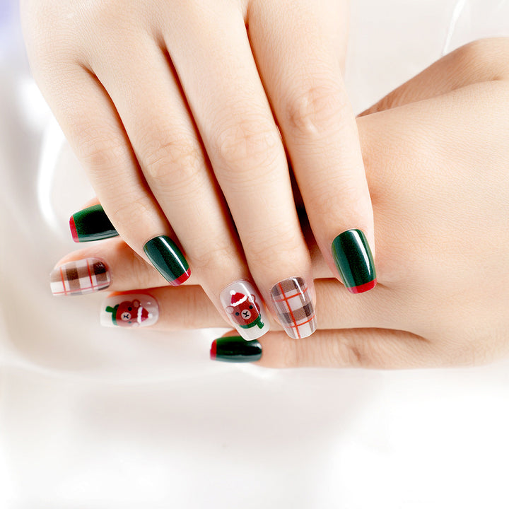 Festive Themed Press-On Nail Set Bowlift