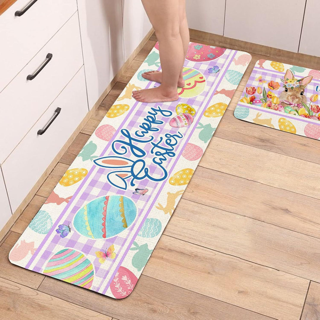 Children's Easter-Themed Kitchen Floor Mat Bowlift