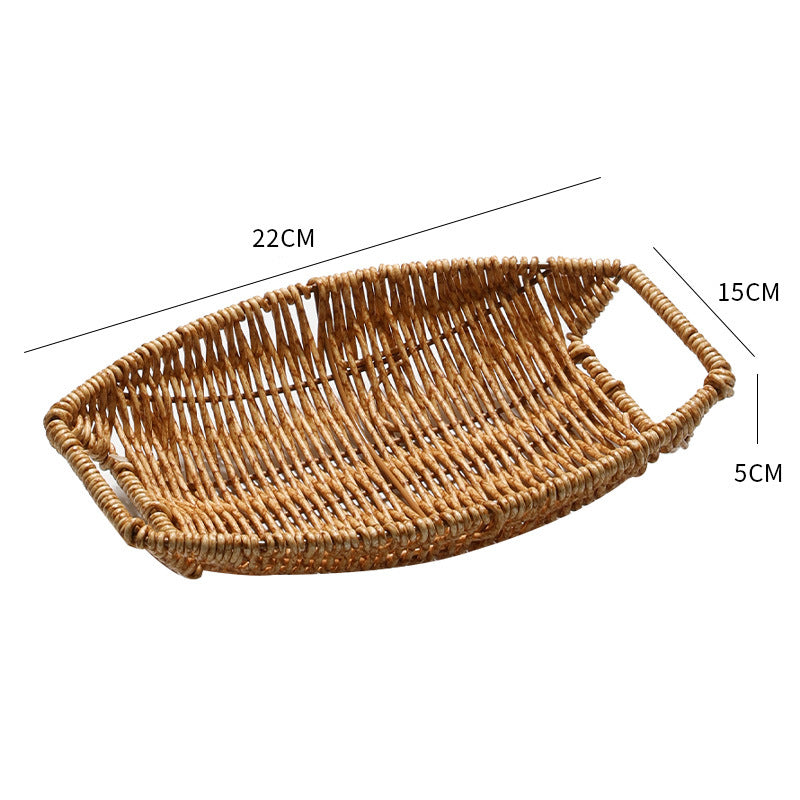 Decorative Handwoven Serving Tray Bowlift