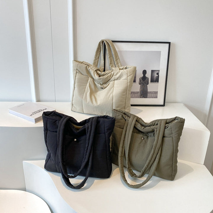 Quilted Multi-Functional Tote Bag Bowlift