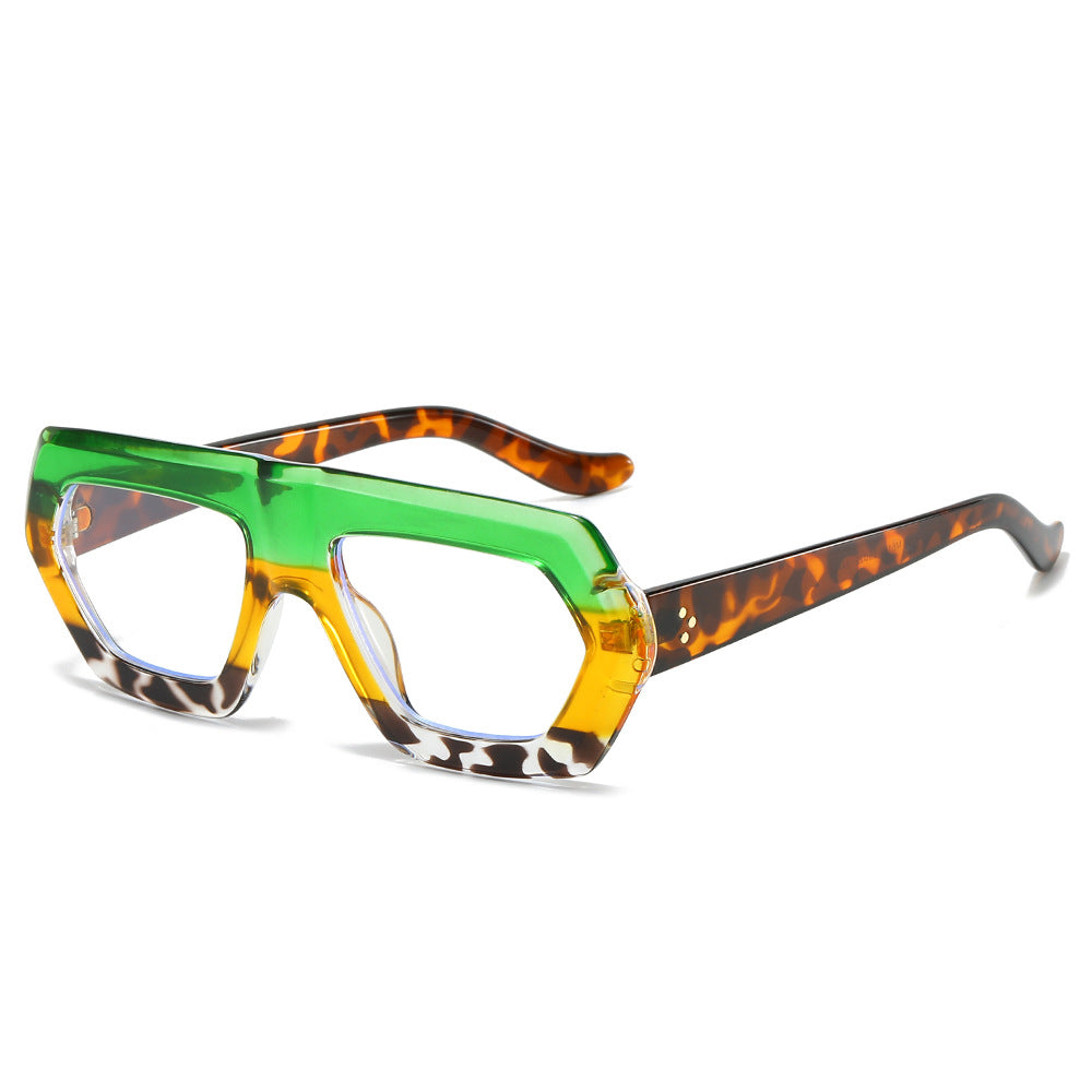 Women's fashionable optical glasses in extravagant hexagon design Bowlift