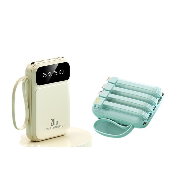 Portable power bank with intelligent fast charging technology and multifunctional design Bowlift