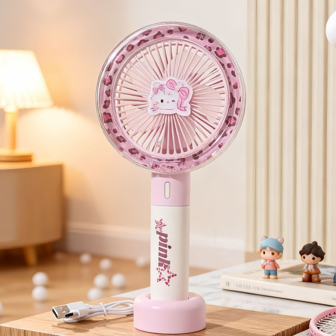 Women's portable hand fan with powerful battery technology and ergonomic design Bowlift