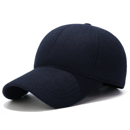 Men's Classic Wool-Felt Baseball Cap Bowlift