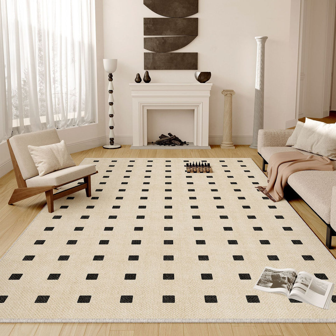 Geometric Patterned Area Rug Bowlift