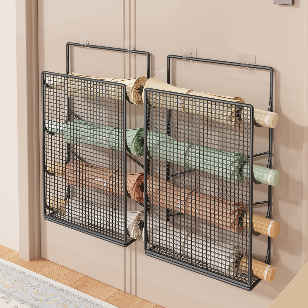 Wall-Mounted Rolled Paper Organizer Bowlift