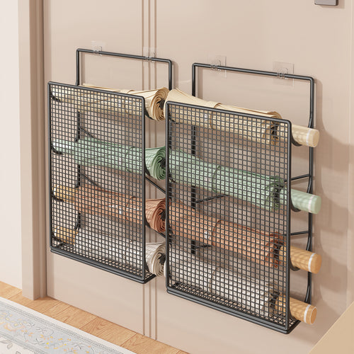 Wall-Mounted Rolled Paper Organizer Bowlift