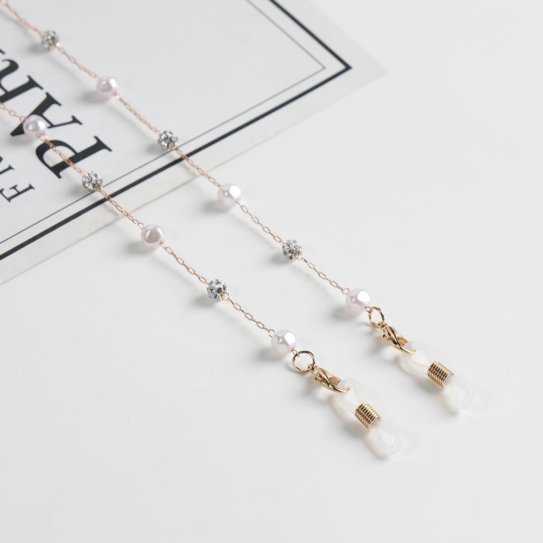 Elegantly Beaded Eyewear Chain Bowlift