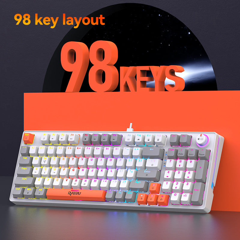 Backlit Mechanical Gaming Keyboard Bowlift