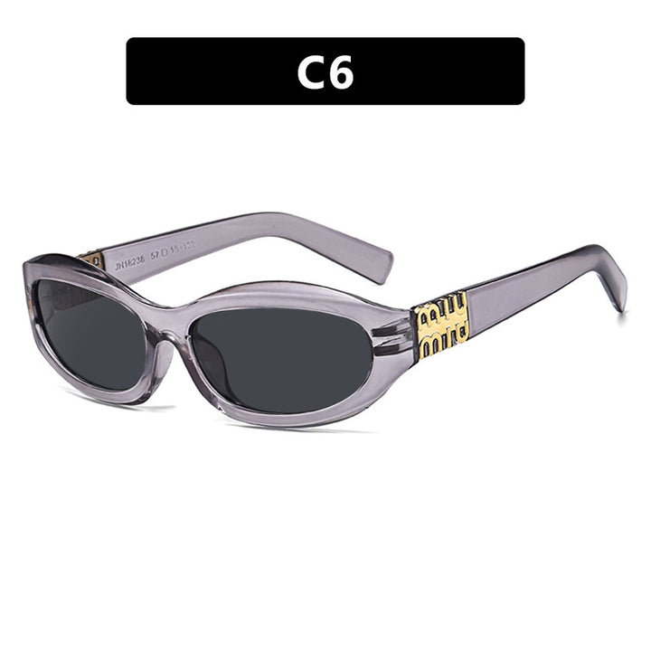 Women’s fashionable sunglasses in a curved design with luxurious details Bowlift