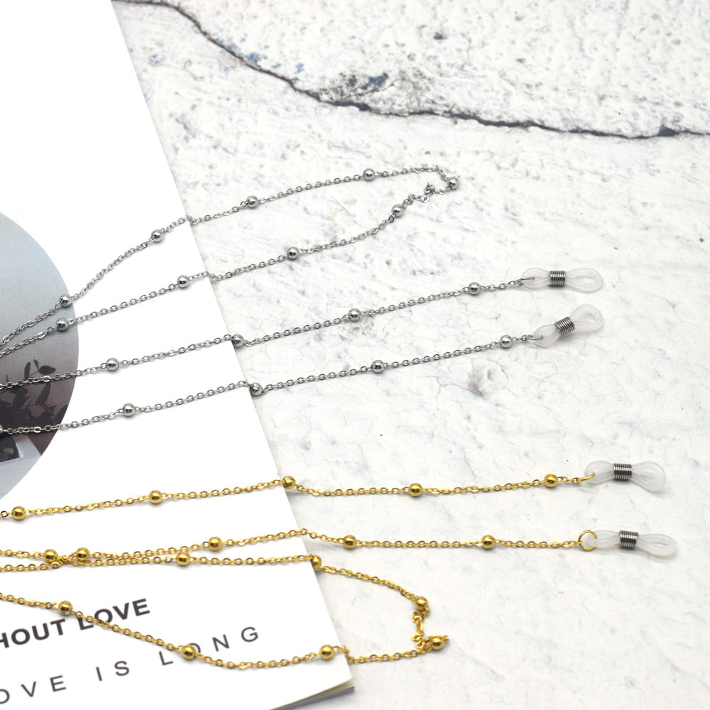 Premium Silver Chain Eyewear Chain Bowlift