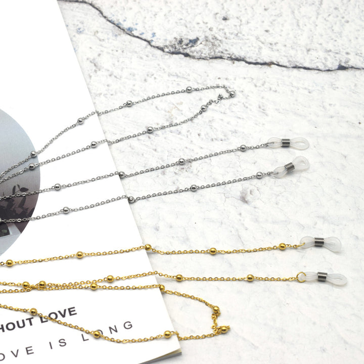 Premium Silver Chain Eyewear Chain Bowlift