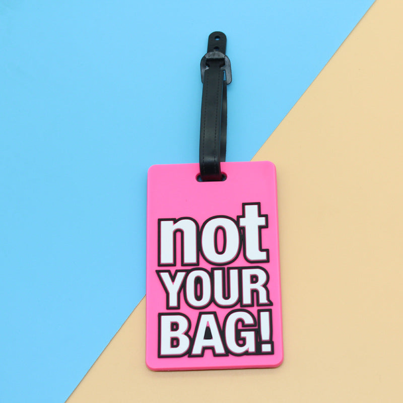 Unisex Luggage Tag with Custom Message Bowlift