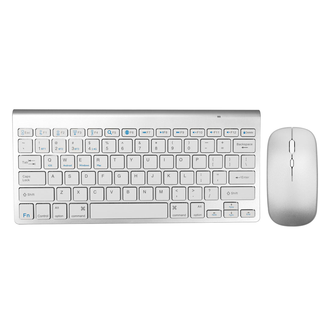 Wireless Compact Keyboard and Mouse Set Bowlift