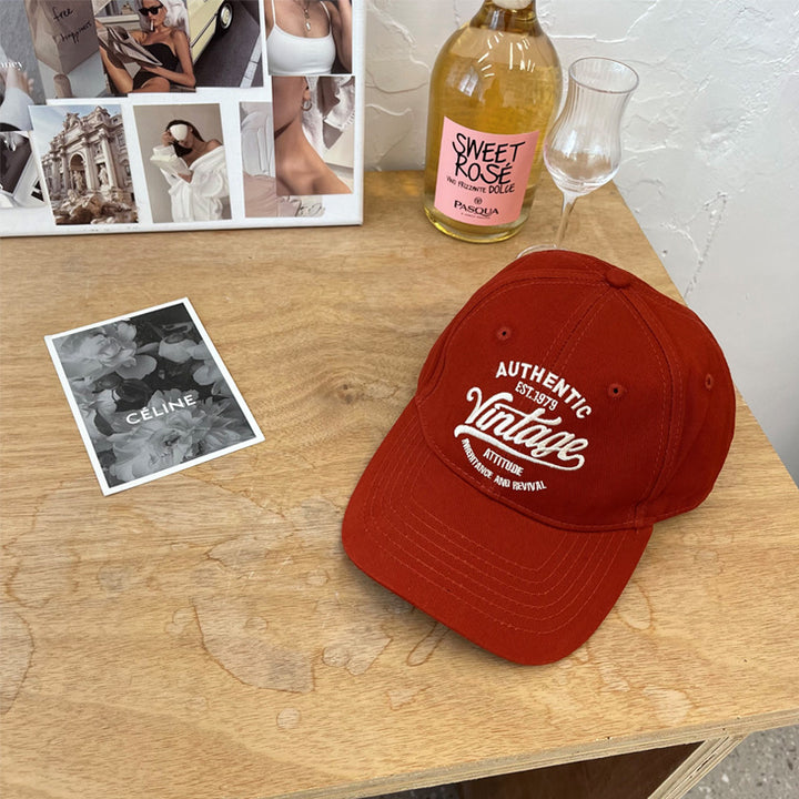 Men's Vintage-Inspired Cotton Baseball Cap Bowlift