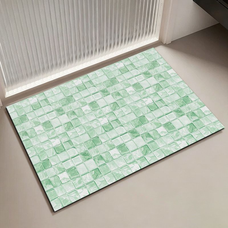 Mosaic Pattern Bath Mat Bowlift