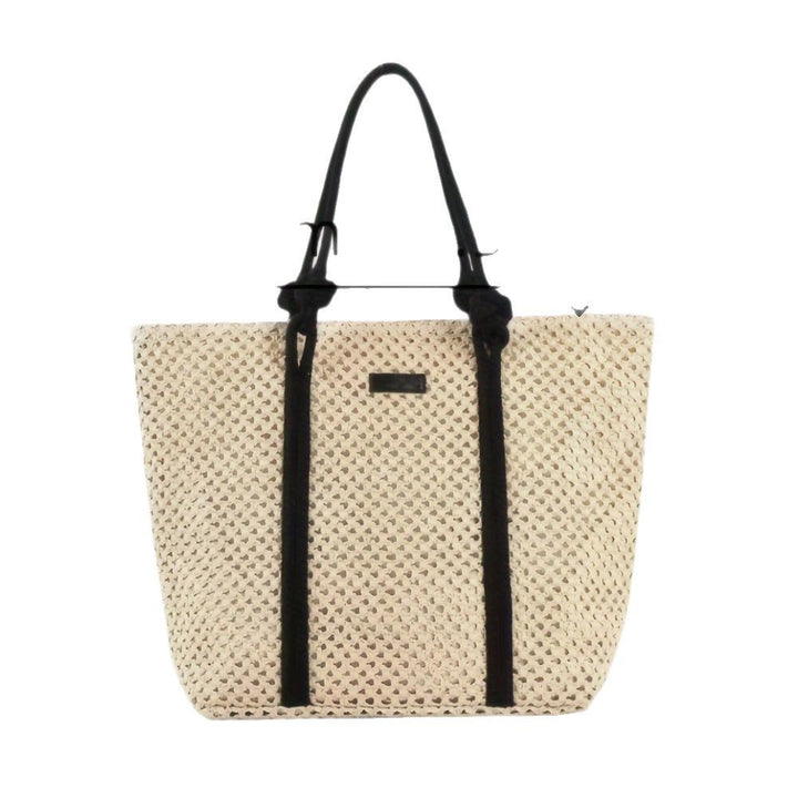 Spacious straw shopping bag with sturdy carry handles Bowlift