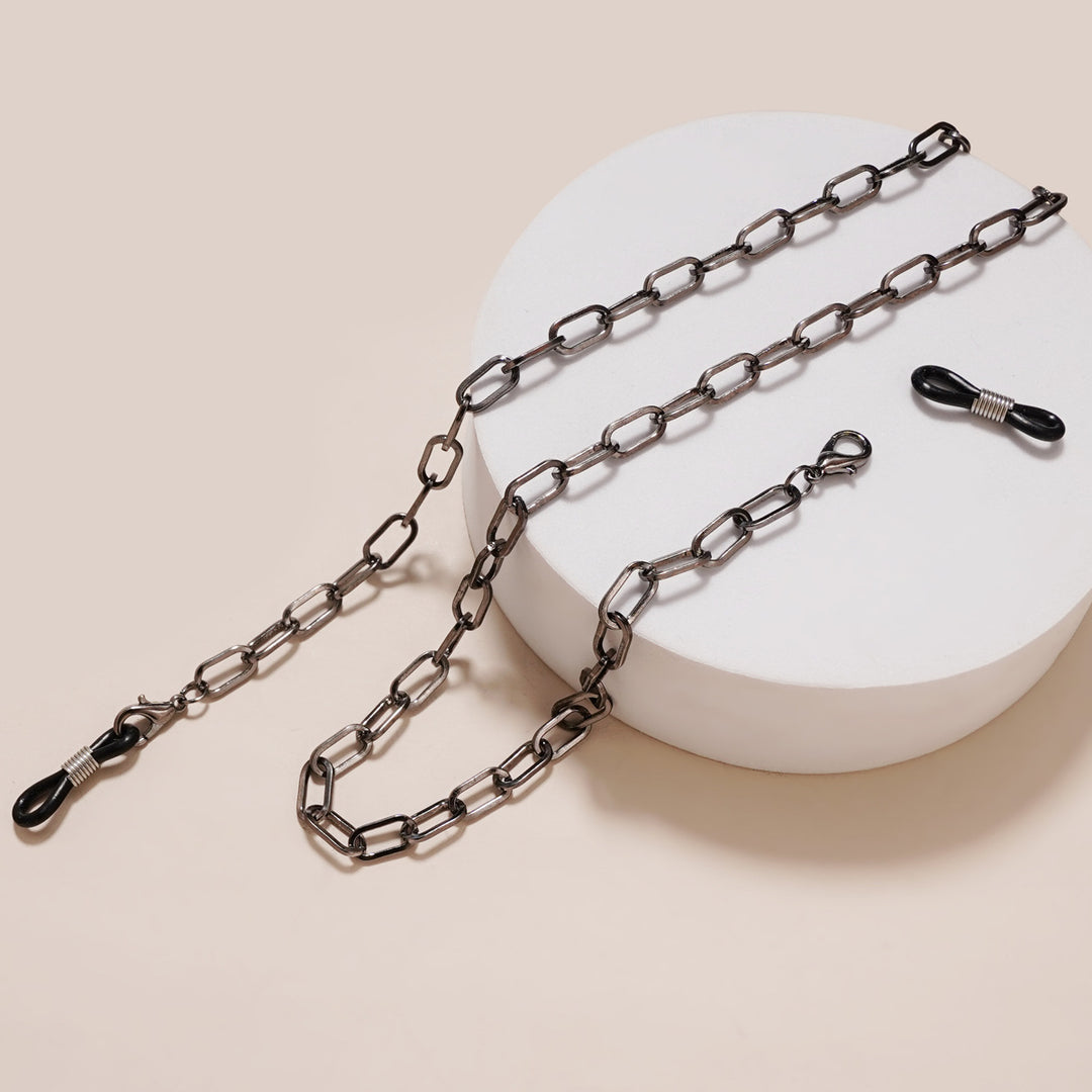 Metallic Chain Eyewear Holder Bowlift