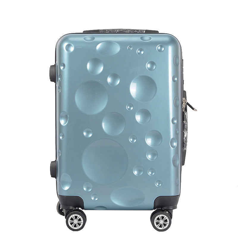 Unisex Modern Bubble-Pattern Hard Shell Spinner Suitcase Bowlift