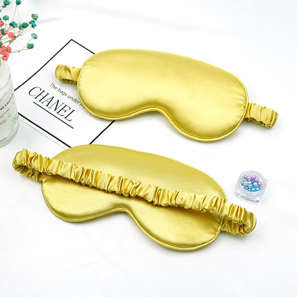 Unisex nan luxurious satin sleep mask with adjustable elastic band and soft padding Bowlift