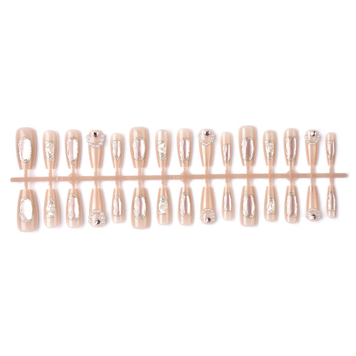 Elegant Decorative Press-On Nail Art Bowlift