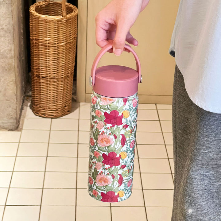 Women Trendy Flower Thermos Bottle Bowlift