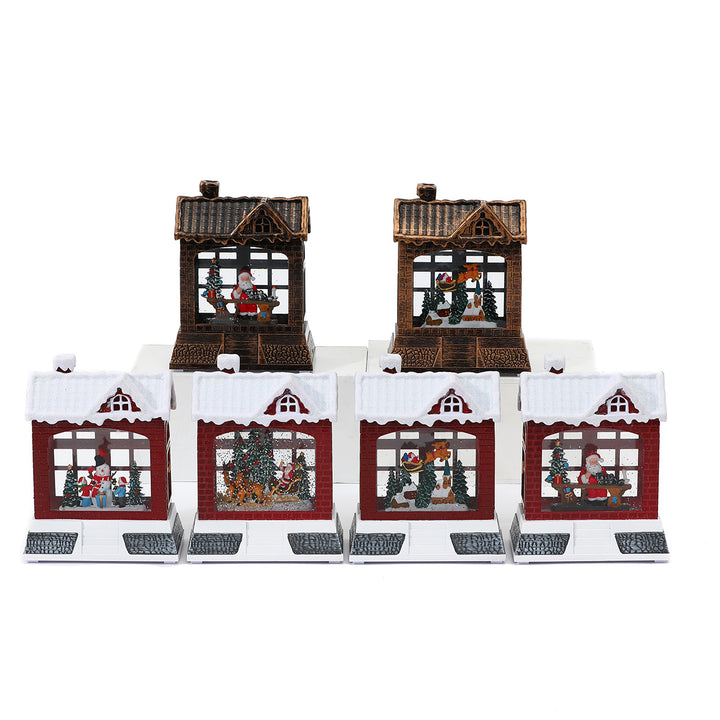 Christmas Village Snow Globe Figurine Bowlift