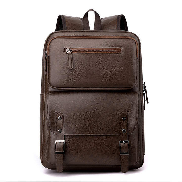 Stylish Leather Backpack Bowlift