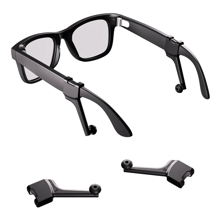 High-fashion designer glasses with interchangeable temples Bowlift