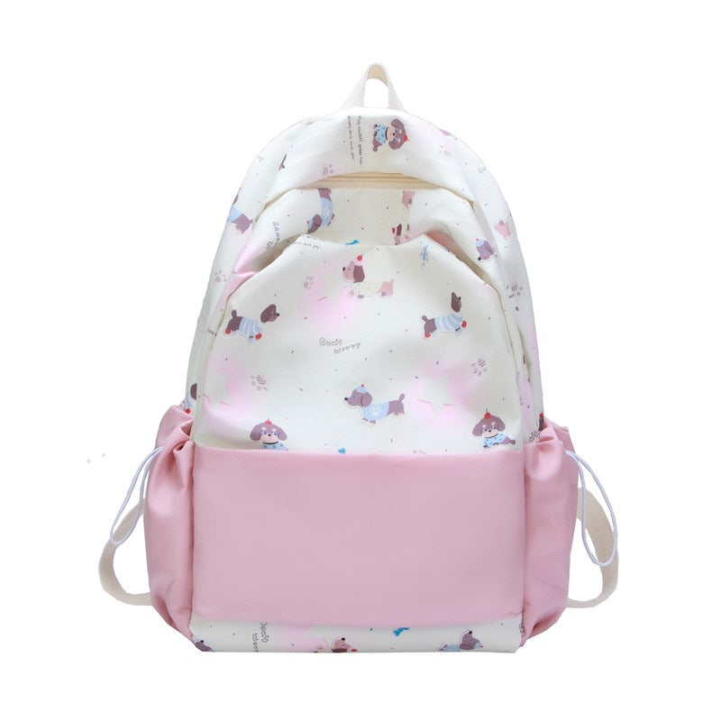 Plush Backpack with Animal Motif and Multifunctional Design Bowlift
