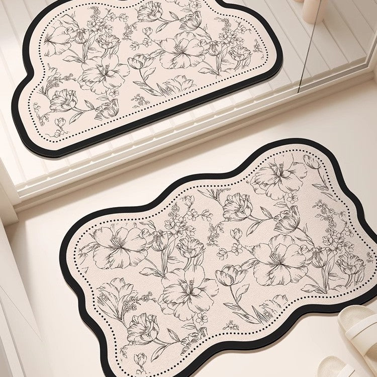 Elegant Minimalist Bathroom Mat Bowlift