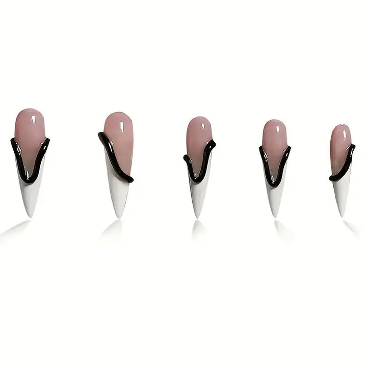 Elegant Stiletto Nail Enhancements Bowlift